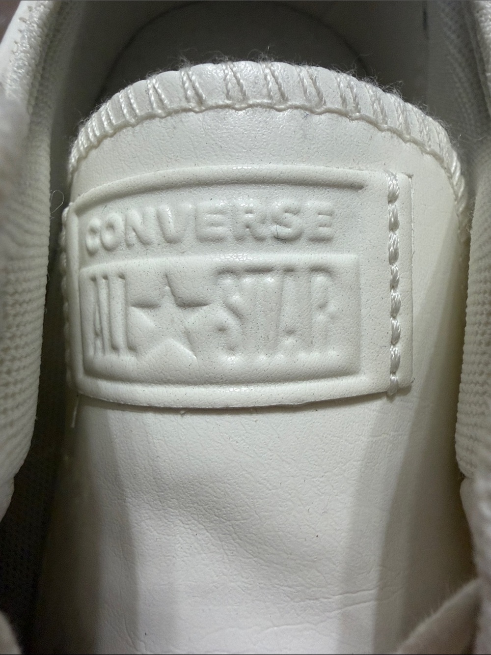 Converse Women's Low-Top leather Sneakers White women’s 7.5 - Picture 10 of 10
